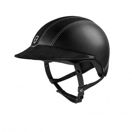 Casque équitation alcantara Epona avec grande visière
