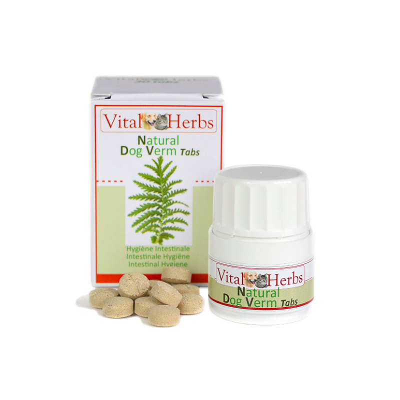 Natural Dog Verm chats et chiens 50 g Vital Herbs