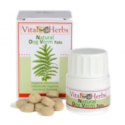 Natural Dog Verm chats et chiens 50 g Vital Herbs