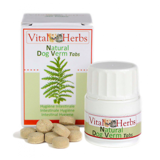 Natural Dog Verm chats et chiens 50 g Vital Herbs