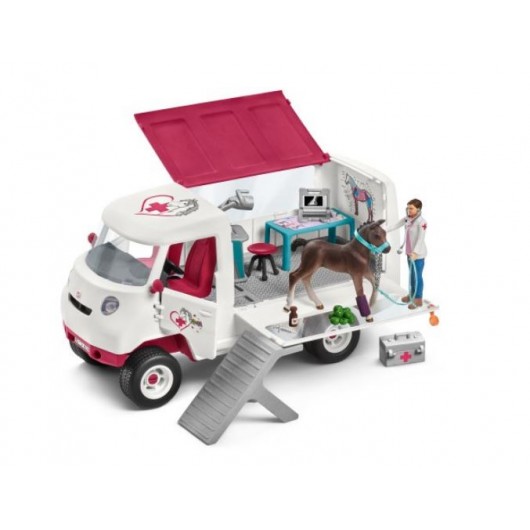 CAMION VETERINAIRE MOBILE SCHLEICH CAMION VETERINAIRE MOBILE SCHLEICH