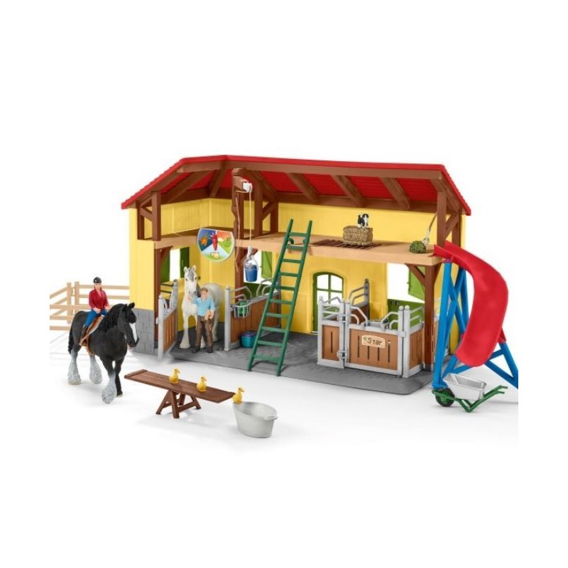 ECURIE COMPLETE POUR CHEVAUX SCHLEICH