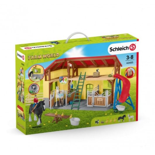 ECURIE COMPLETE POUR CHEVAUX SCHLEICH