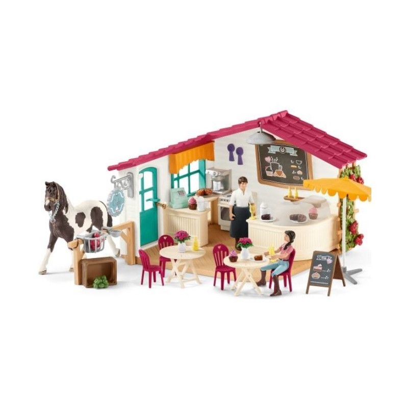 CAFE DES CAVALIERS ET DES CHEVAUX SCHLEICH 