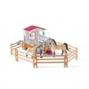 KIT DE JEUX BOX AVEC CHEVAUX ARABES  SCHLEICH