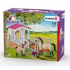 KIT DE JEUX BOX AVEC CHEVAUX ARABES  SCHLEICH