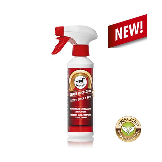 NETTOYANT ET NOURRISSANT CUIR 2 EN 1 SPRAY 250 ml LEOVET NETTOYANT ET NOURRISSANT CUIR 2 EN 1 SPRAY 250 ml LEOVET