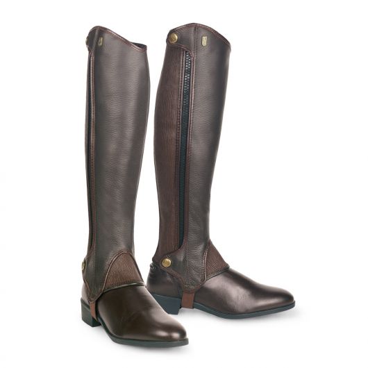 Mini-chaps cuir de vachette DeLuxe Mini-chaps cuir de vachette DeLuxe