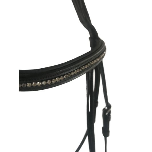 Bridon cuir muserolle combinée - Cavalhorse