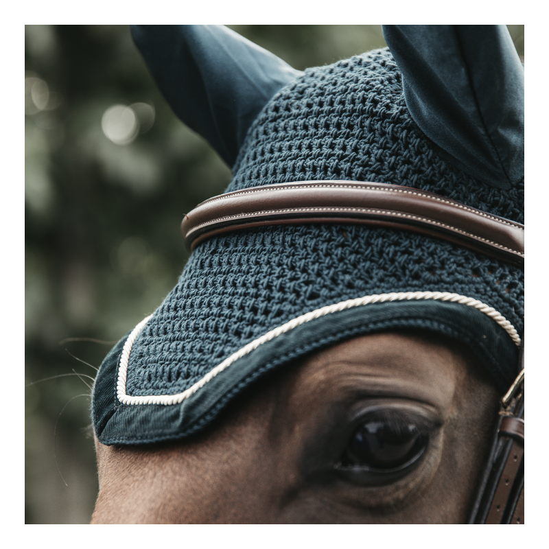 Bonnet anti-mouche cheval Wellington Corduroy 42121 - Kentucky - Equestra