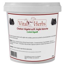 CHARBON VEGETAL/ARGILE BLANCHE ( digestion)VITAL HERBS