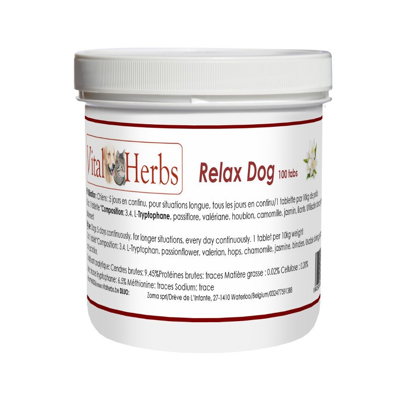 RELAX DOG ANTI STRESS CHIEN ET CHAT VITAL HERBS