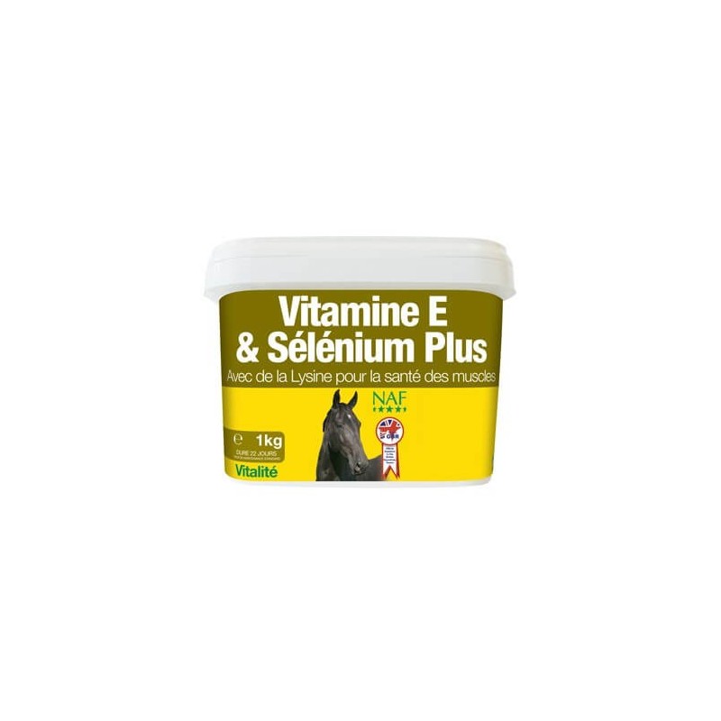 Vitamine E et selenium plus - soutien musculaire - Naf