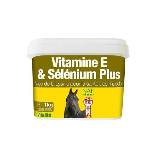 Vitamine E et selenium plus - soutien musculaire - Naf