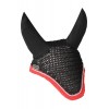 Bonnet anti-mouche cheval Diamant Rider Noir/rouge - Harcour - Equestra