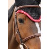 Bonnet anti-mouche cheval Diamant Rider Noir/rouge - Harcour - Equestra