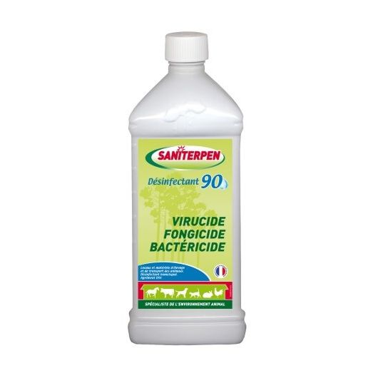 Saniterpen 90 (virucide , fongicide , bactéricide ) 1L (à diluer) - Saniterpen Saniterpen 90 (virucide , fongicide , bactéricide ) 1L (à diluer) - Saniterpen