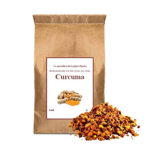 Curcuma cheval 100% racines en granulés - Vital Herbs