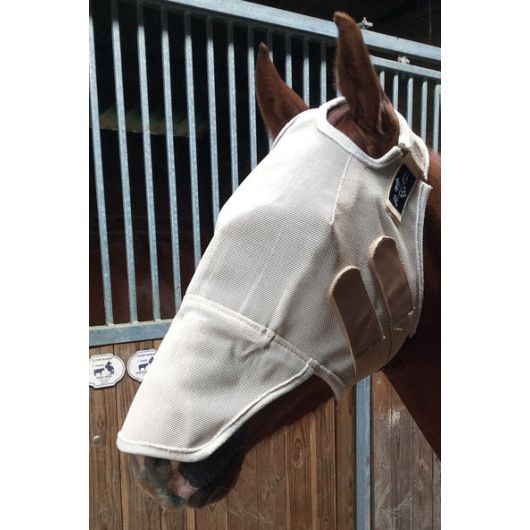 Masque anti-mouche et anti-UV cheval sans oreilles Fly Mask - Professional Choice