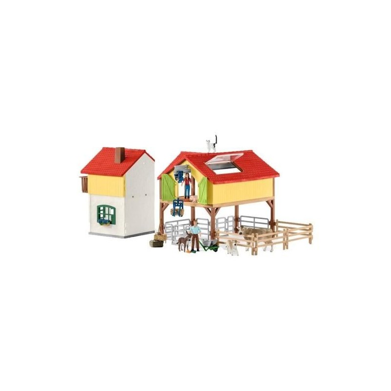 Ferme avec étable et animaux - Schleich 