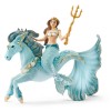 Figurine sirène Eleya sur cheval de mer - Schleich