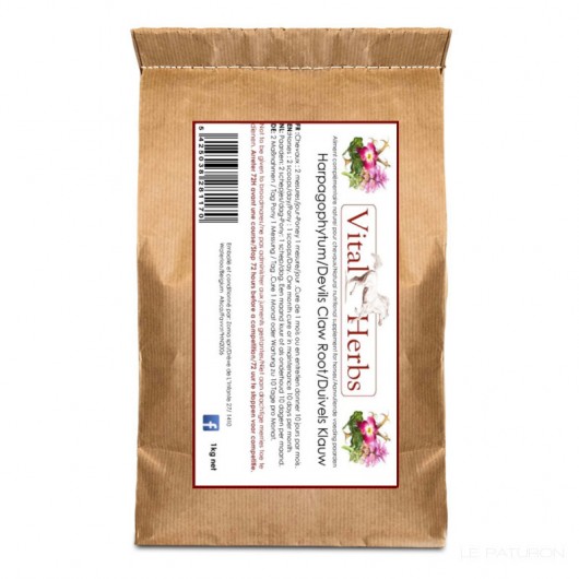 Harpagophytum cheval 1 kg - Vital Herbs - VITAL HERBS - Locomotion cheval -  Equestra