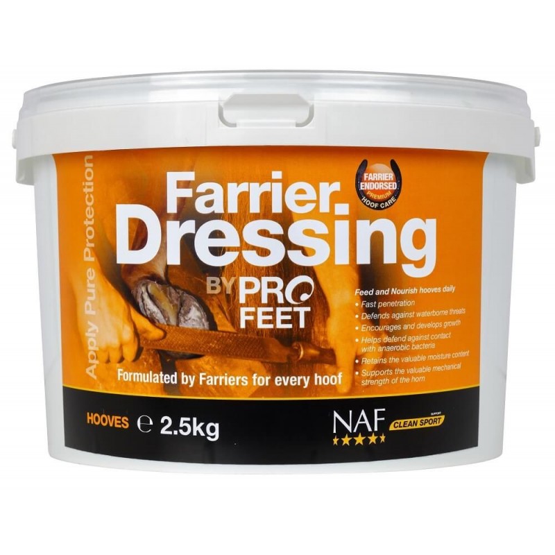Graisse à pied cheval Farrier Dressing Pro Feet - Naf 