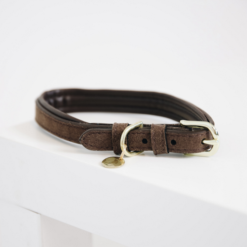 Collier chien Velvet Leather - Kentucky