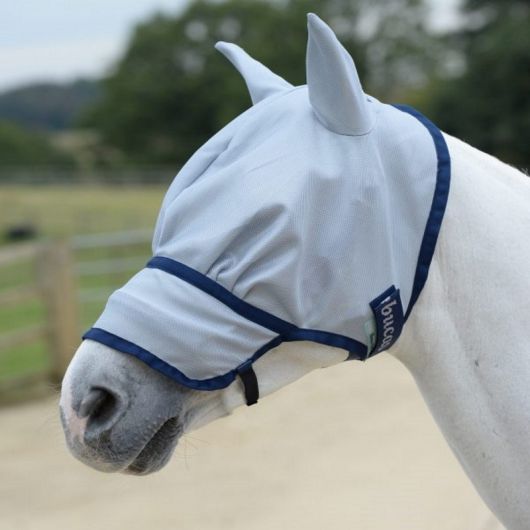 Masque anti-mouche et anti-uv cheval Buzz off intégral - Bucas Masque anti-mouche et anti-uv cheval Buzz off intégral - Bucas