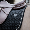 Tapis de selle cheval en velours Velvet Basic - Kentucky