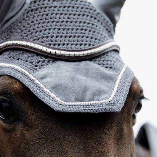 Bonnet anti-mouche cheval Wellington Velvet Basic - Kentucky