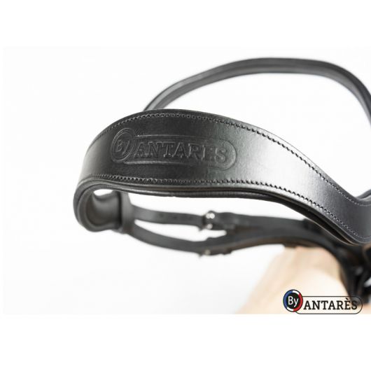 Bridon cuir muserolle combinée large dressage Signature - Antarès