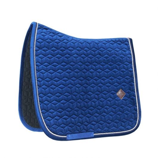 Tapis de selle cheval en velours Velvet Basic - Kentucky