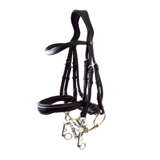 Bride de dressage muserolle pull back large Signature - Antarès