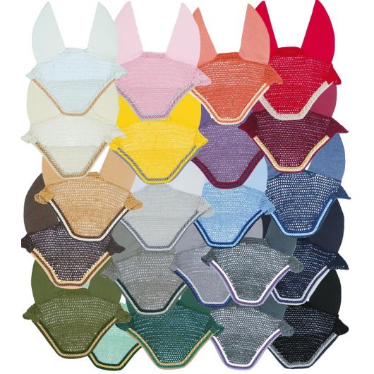 Bonnet anti-mouche cheval personnalisable emplacement broderie - Mattes