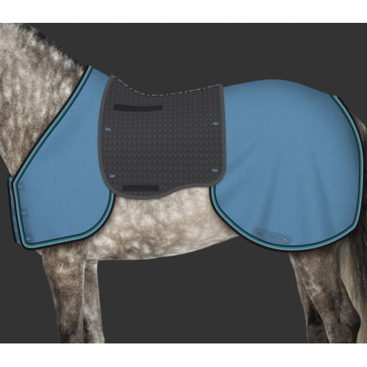 Ensemble couvre reins et poitrail cheval personnalisable Mer-System - Mattes 