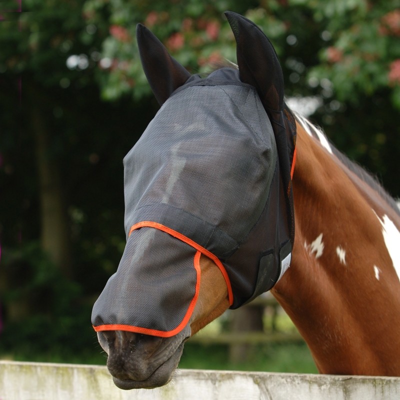 Masque anti-mouche anti-uv cheval intégral Max - Equilibrium 