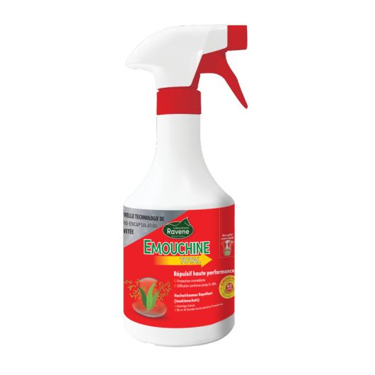 Emouchine Total innovation Spray anti-mouche cheval - Ravene Emouchine Total Innovation - Spray anti-mouche cheval - Ravene