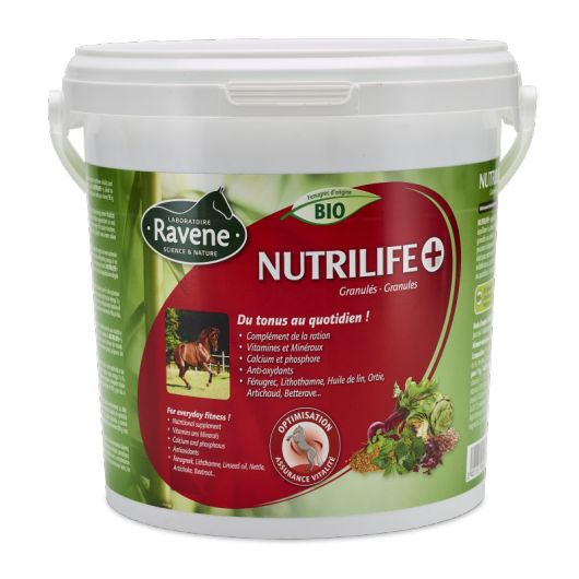 Complément vitalité granulés 2.7 kg Nutrilife +