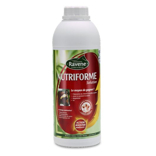 Nutriforme Complément liquide performance cheval 1 L - Ravene