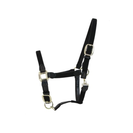 Licol cheval simili-cuir nylon tressé - Kentucky Horsewear