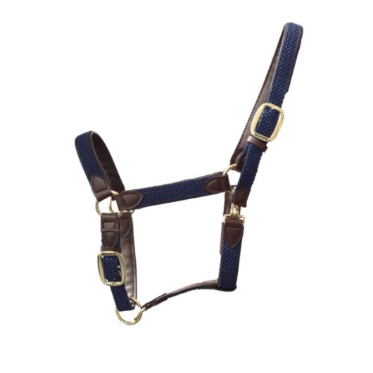 Licol cheval simili-cuir nylon tressé - Kentucky Horsewear