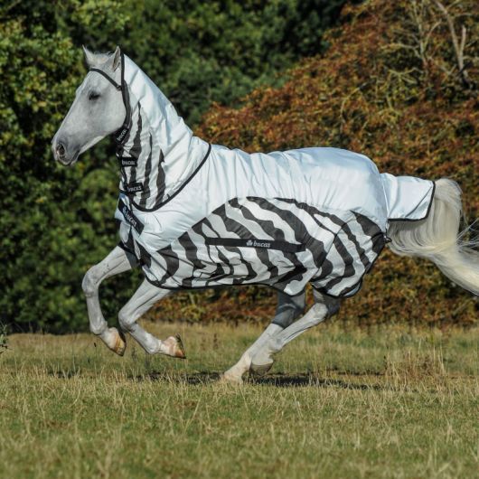 Chemise anti-mouche cheval imperméable Buzz-off Zebra Rain - Bucas