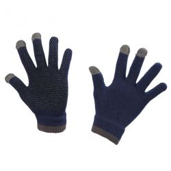 Gants d'équitation chauds en laine tricotés pour homme avec motif pneu :  : Mode