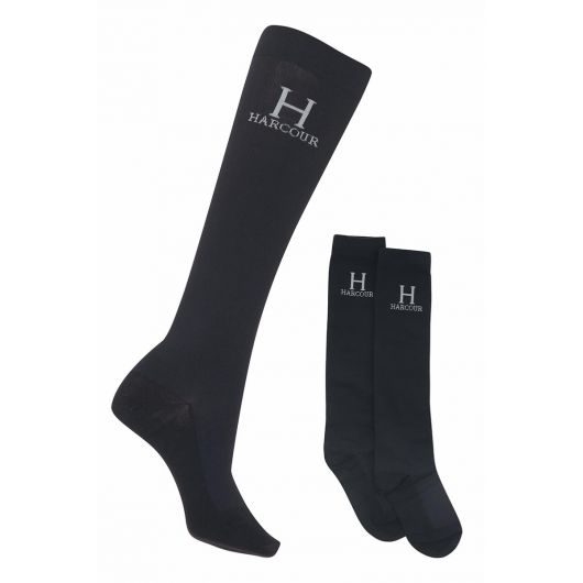 Chaussettes équitation Badminton x2 paires - Harcour Chaussettes équitation Badminton x2 paires - Harcour