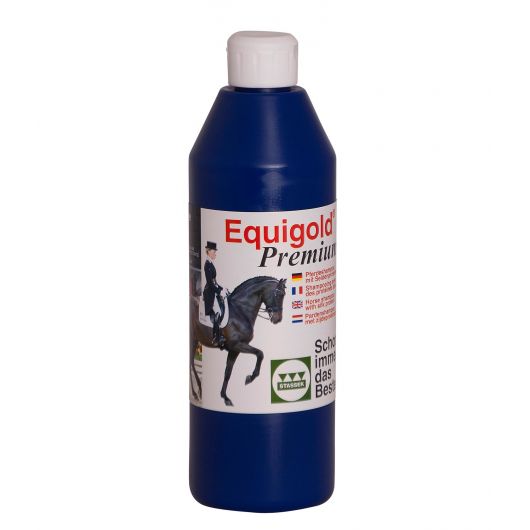 Shampoing protéines de soie 500 ml Equigold Premium - Stassek