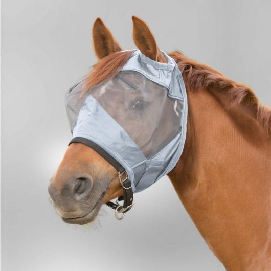 Masque anti-mouche cheval anti-UV sans oreilles Premium - Waldhausen