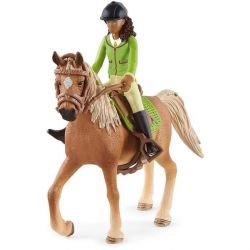 Figurine Sarah et Mystery Horse Club - Schleich