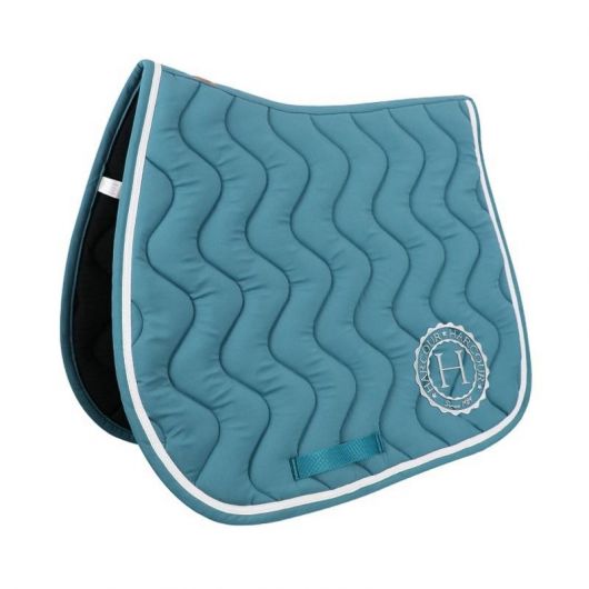 Tapis de selle cheval Versailles avec logo - Harcour Tapis de selle cheval Versailles avec logo - Harcour