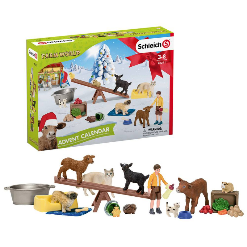 Calendrier de l'avent schleich Farm World Noël 2021 Schleich